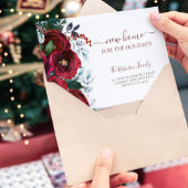 クリスマスの新しい家の休日の移動 案内状