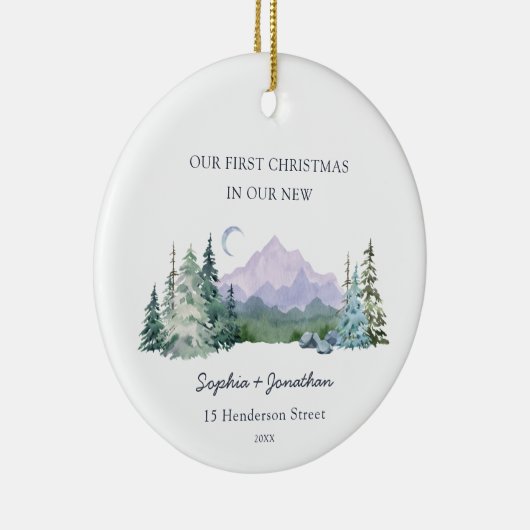 クリスマスの新作ホームクリスマス セラミックオーナメント (右)