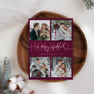 クリスマスの新婚 多数写真 クランベリー シーズンカード