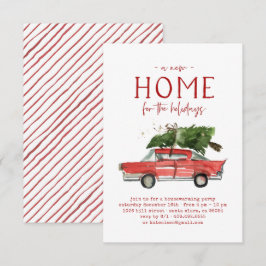 クリスマスの新居お披露目パーティー招待状 招待状