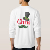 クリスマスの新郎 スウェットシャツ (裏面)