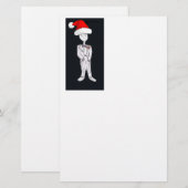 クリスマスの新郎 便箋 (正面/裏面)