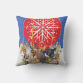 クリスマスの旅行 クッション (裏面)