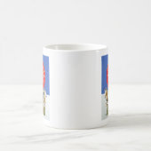 クリスマスの旅行 コーヒーマグカップ (中央)
