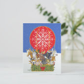 クリスマスの旅行 シーズンポストカード (スタンド正面)