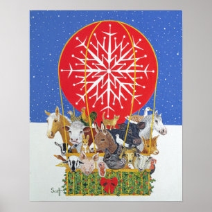 クリスマスの旅行 ポスター