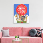 クリスマスの旅 キャンバスプリント (インサイチュ (リビング))