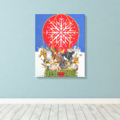 クリスマスの旅 キャンバスプリント (インサイチュ (ウッドフロア))