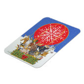 クリスマスの旅 マグネット (左側)