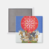 クリスマスの旅 マグネット (正面/裏面)