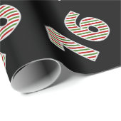 クリスマスの日に赤、白、緑"16" 16イベント ラッピングペーパー (ロールコーナー)