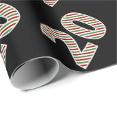 クリスマスの日に赤、白、緑"20" 20イベント ラッピングペーパー (ロールコーナー)