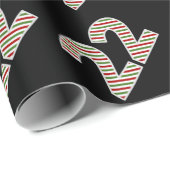 クリスマスの日に赤、白、緑"22" 22イベント ラッピングペーパー (ロールコーナー)