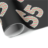 クリスマスの日に赤、白、緑"55" 55イベント ラッピングペーパー (ロールコーナー)