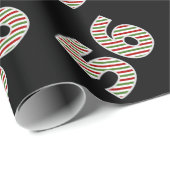 クリスマスの日に赤、白、緑"56" 56イベント ラッピングペーパー (ロールコーナー)