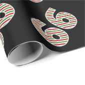 クリスマスの日に赤、白、緑"66" 66イベント ラッピングペーパー (ロールコーナー)