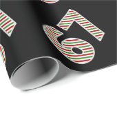 クリスマスの日に赤、白、緑"67" 67イベント ラッピングペーパー (ロールコーナー)