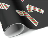 クリスマスの日に赤、白、緑"71" 71イベント ラッピングペーパー (ロールコーナー)