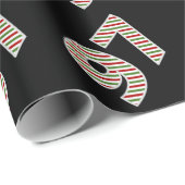 クリスマスの日に赤、白、緑"97" 97イベント ラッピングペーパー (ロールコーナー)