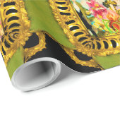 クリスマスの日のビクトリアンな旅行 ラッピングペーパー (ロールコーナー)