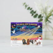 クリスマスの日の出 – カバリエールキングスチャールズ(5) シーズンポストカード (スタンド正面)