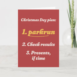 クリスマスの日の計画 クリスマスカード ジョギング ランニング