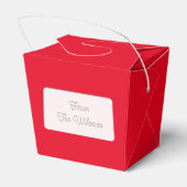 クリスマスの日まで小さな好意ボックスを開かない フェイバーボックス (裏面サイド)