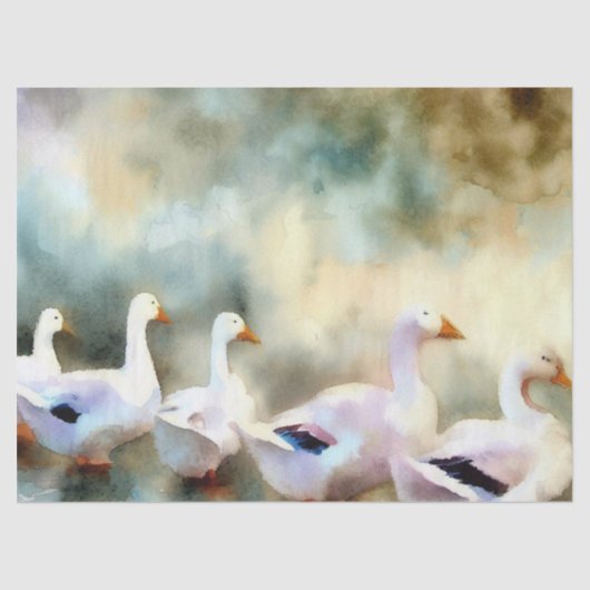 クリスマスの日十二人：ゲーゼの産卵(A)、 薄葉紙 (正面)