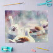 クリスマスの日十二人： Geese A-Laying, (C), 薄葉紙 (クラフト)