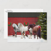 「クリスマスの日」はがき ポストカード (正面/裏面)