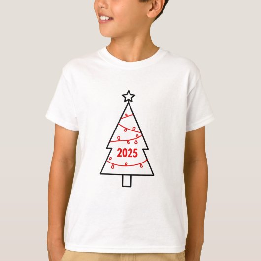 クリスマスの日 Tシャツ (正面)