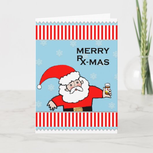 クリスマスの早い回復を祈って シーズンカード (正面)