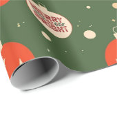 クリスマスの明るい写真 ラッピングペーパー (ロールコーナー)