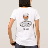 クリスマスの明るい陽気なシェリーTシャツ Tシャツ (裏面)