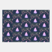 クリスマスの星と宝玉の飾りが付いたツリーのデザイン, ZSSG ラッピングペーパーシート (正面)
