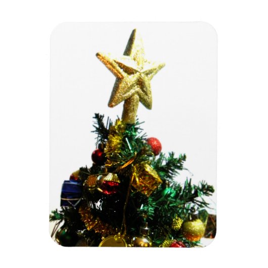 クリスマスの星の上I マグネット (縦)
