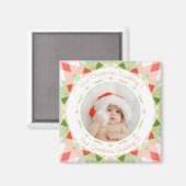 クリスマスの星の写真の記念ギフト マグネット (正面/裏面)