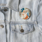 クリスマスの星の出生の絵画 缶バッジ (インサイチュ)