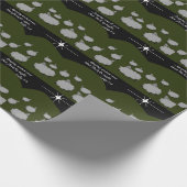 クリスマスの星の羊の群れを見たルカ28 ラッピングペーパー (角)