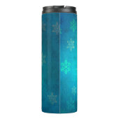 クリスマスの星の背景 タンブラー (裏面)