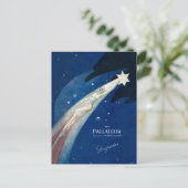 クリスマスの星の郵便はがき シーズンポストカード (スタンド正面)