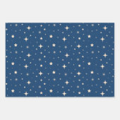 クリスマスの星空の夜 ラッピングペーパーシート (正面2)