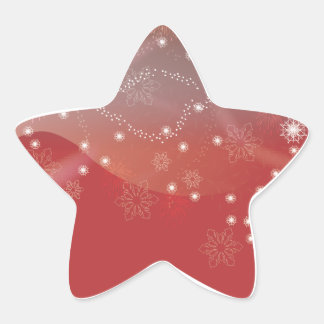 クリスマスの星 星シール