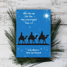 クリスマスの星 賢者の聖書 グリーティングカード 招待状