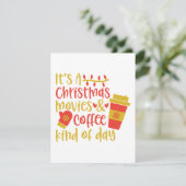 クリスマスの映画とコーヒーの日 こんな日 シーズンカード (スタンド正面)