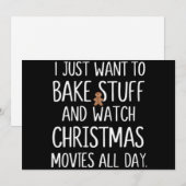 クリスマスの映画を見ながら焼き物を楽しみたいだけ シーズンカード (正面/裏面)