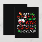 クリスマスの映画 エンクロージャーカード (正面/裏面)