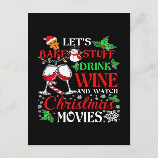 クリスマスの映画 エンクロージャーカード (正面)