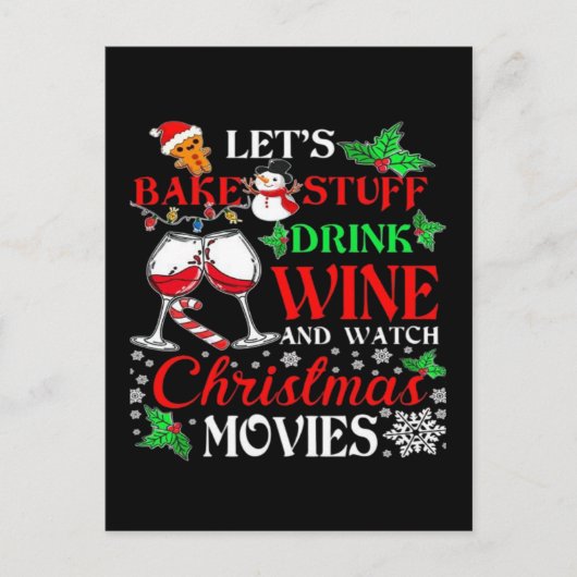 クリスマスの映画 ポストカード (正面)