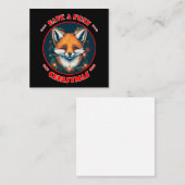 クリスマスの時期が長い スクエア名刺 (正面/裏面)